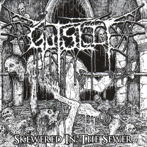 Gutslit ‎– Skewered In The Sewer